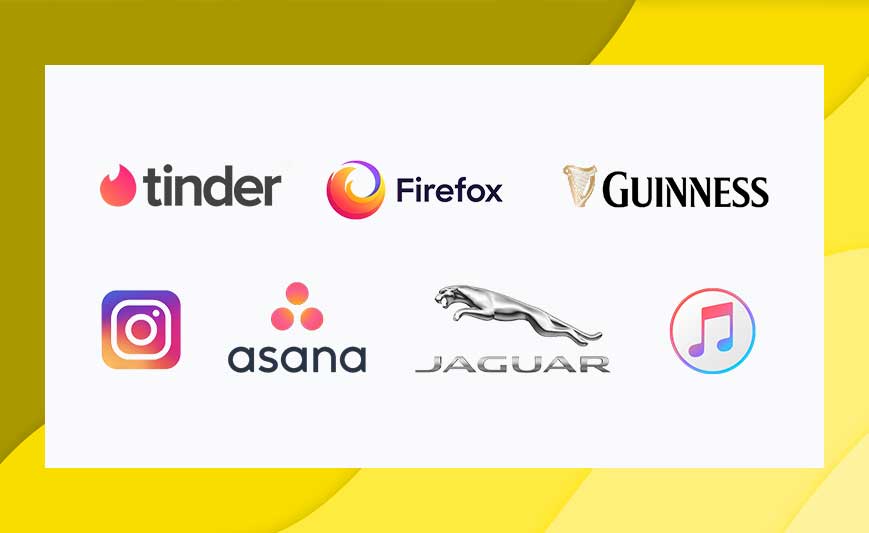 Examples of gradient logos