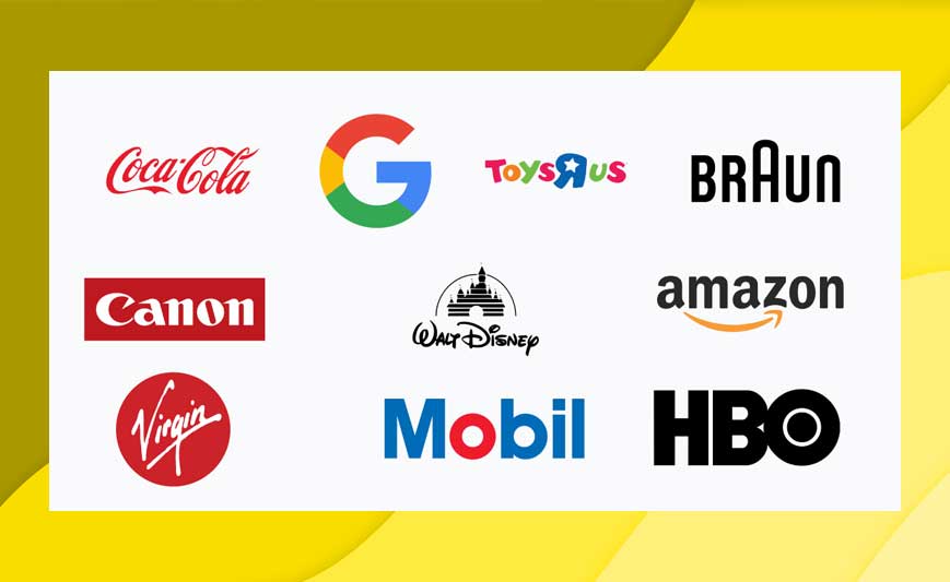 Examples of wordmark logos