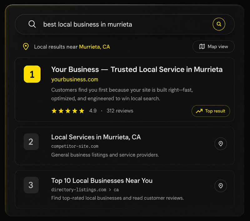 SEO-focused content and search visibility