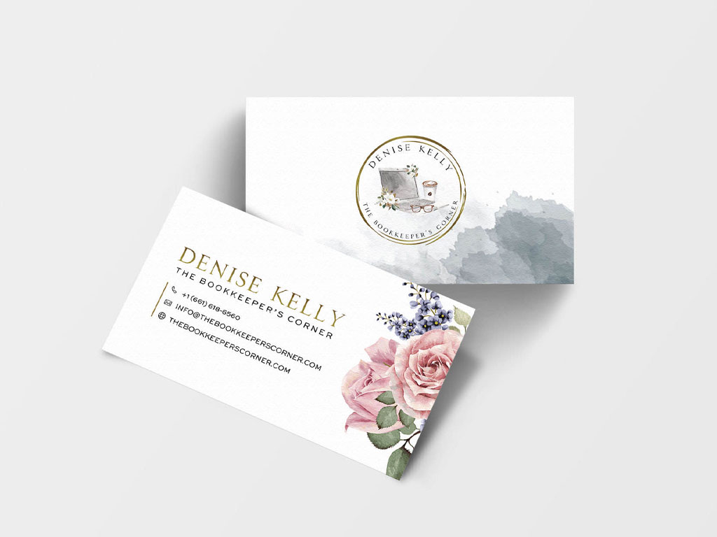 Bookkeeper Company Business Card Design