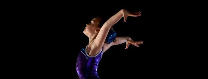 Gymnast in a Flip 3 class on apparatus at VWEA